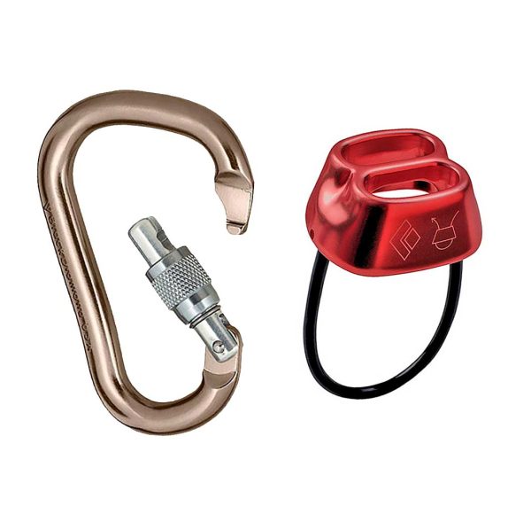 Mosqueton Rocklock c/seg + ATC - Black Diamond